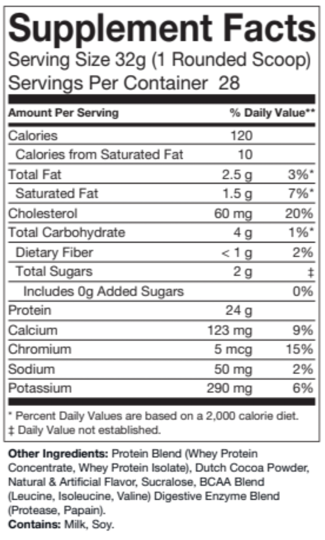 Whey Protein- Milk Chocolate