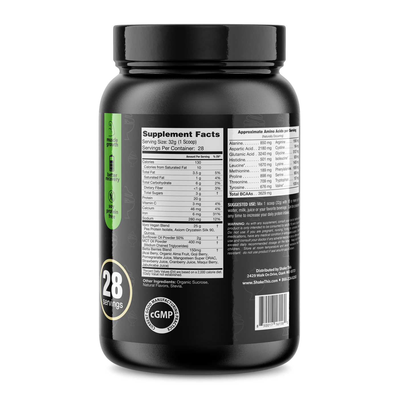 Plant Based Protein- Smooth Vanilla
