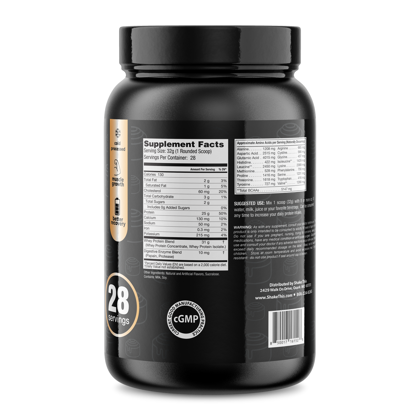 Whey Protein- Cinnamon Swirl
